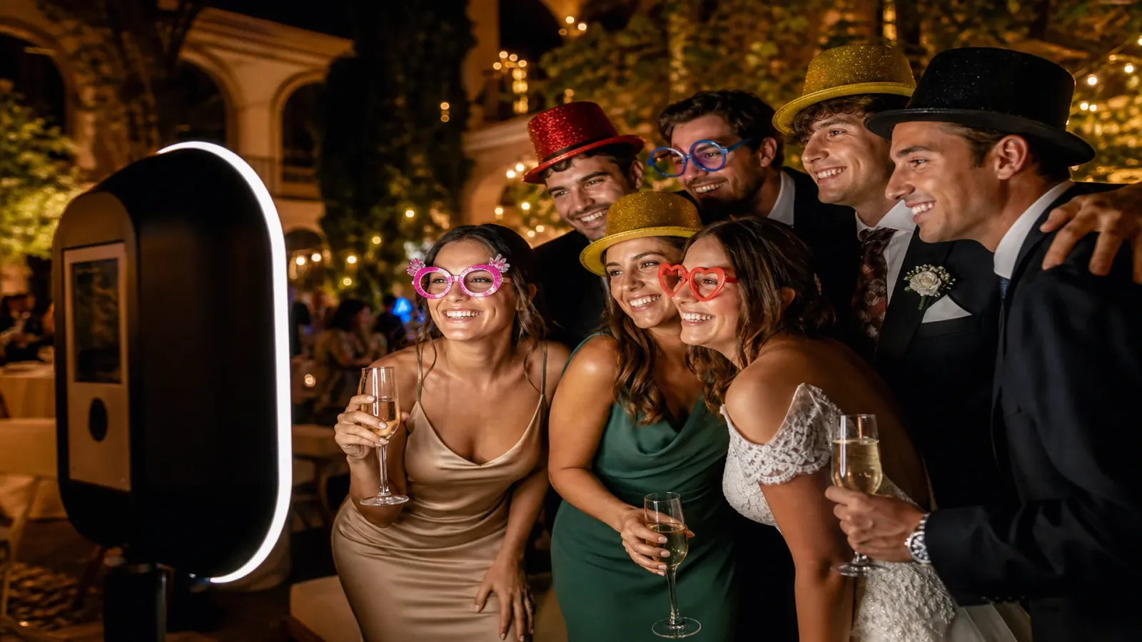Photobooth en celebración nupcial Girona